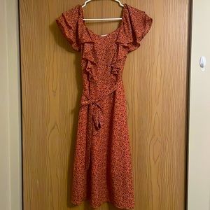 Monteau | Pink Floral Dress | Size: S